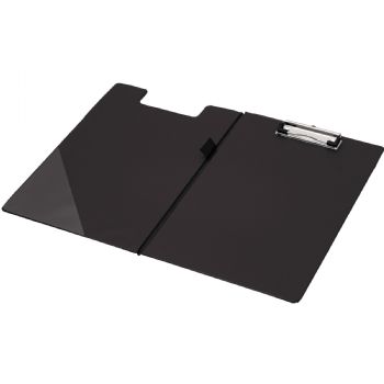 Clipboard m/forside, Q-Connect, A4, Sort