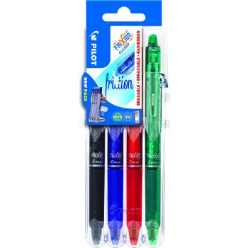 Pilot FriXion Clicker ballpen 0,7mm 4stk