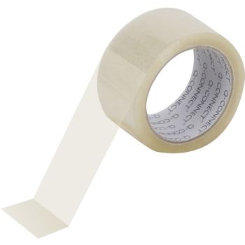 Q-connect  low noise pakketape 50mm x 66m klar