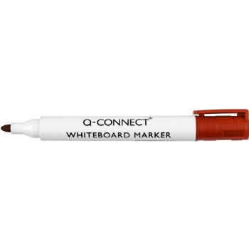 Whiteboardmarker Q-Connect, 2-3 mm, rund spids, Rød