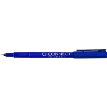 Højtudviklet Fiberpen Q-Connect 0,4, blå