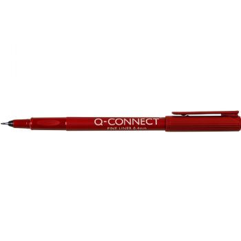 Højtudviklet Fiberpen Q-Connect 0,4, rød