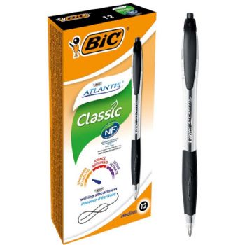 BIC Atlantis kuglepen 0,32mm sort