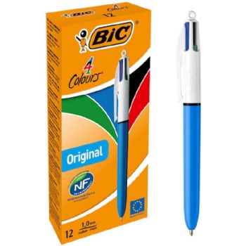 BIC 4Colours kuglepen flerfarvet