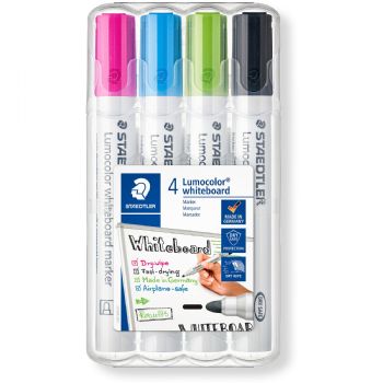 Staedtler Lumocolor 351 whiteboardmarker sæt 4 farver