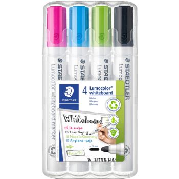 Staedtler Lumocolor 351 whiteboardmarker sæt 4 farver