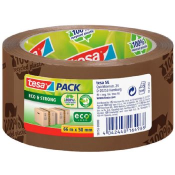 Tesa Pack pakketape 50mmx66m brun