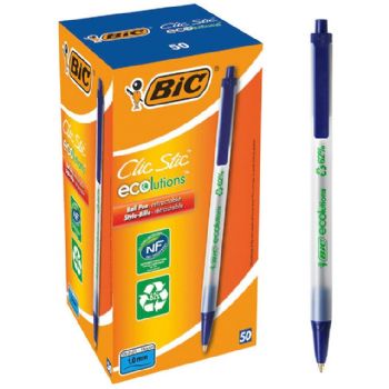 BIC ClicStic ECOlutions kuglepen 0,32mm blå