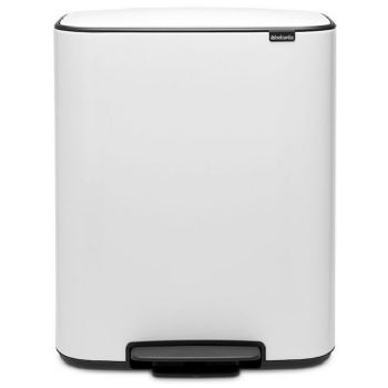 Brabantia BO pedalspand 60L White