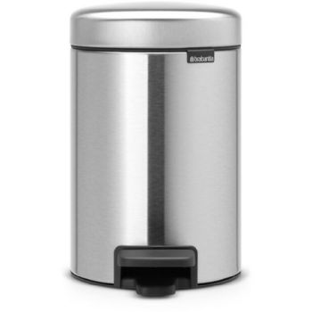 Brabantia NewIcon pedalspand 3L Matt Steel