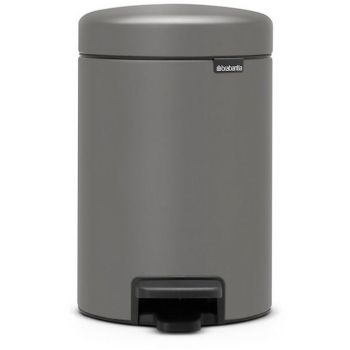 Brabantia NewIcon pedalspand 3L Concrete Grey