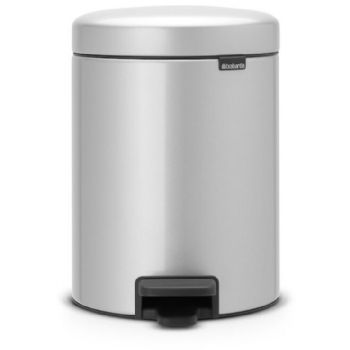 Brabantia NewIcon pedalspand 5 ltr Metallic Grey