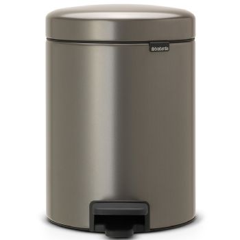 Brabantia NewIcon pedalspand 5L Platinum