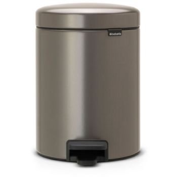 Brabantia NewIcon pedalspand 5 ltr Platinum