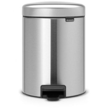 Brabantia NewIcon pedalspand 5 ltr Matt Steel