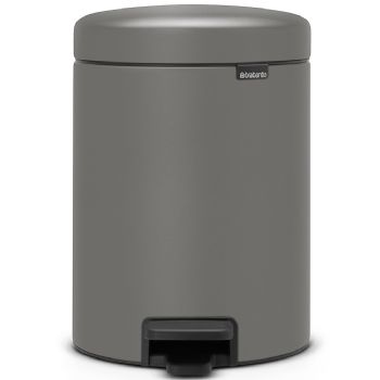 Brabantia NewIcon pedalspand 5L Concrete Grey