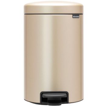 Brabantia NewIcon pedalspand 12 ltr Champagne