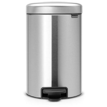 Brabantia NewIcon pedalspand 12 ltr Matt Steel