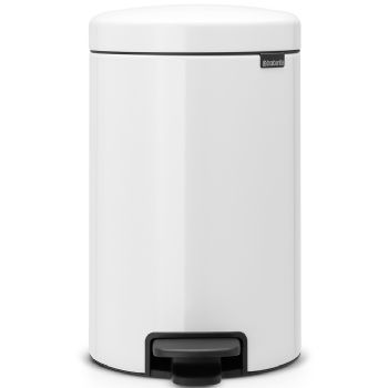 Brabantia NewIcon pedalspand m/metalspand 12L White