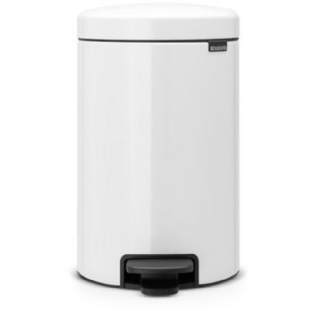 Brabantia NewIcon pedalspand med metal inderspand 12 ltr White