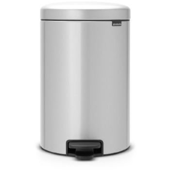 Brabantia NewIcon pedalspand 20 ltr Metallic Grey