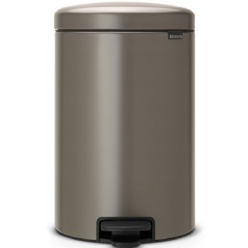 Brabantia NewIcon pedalspand 20L Platinum