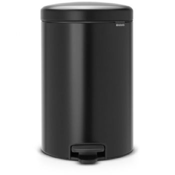 Brabantia NewIcon pedalspand 20 ltr Matt Black