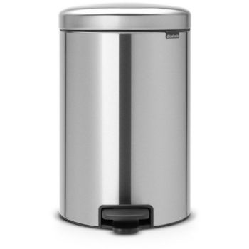 Brabantia NewIcon pedalspand 20 ltr Matt Steel