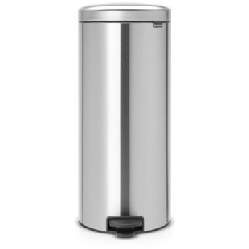 Brabantia NewIcon pedalspand 30 ltr Matt Steel