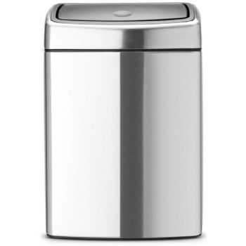 Brabantia Touch Bin vippelågsspand 10L Matt Steel