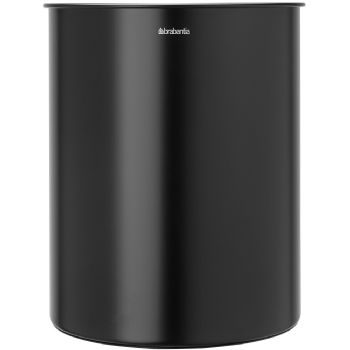 Brabantia papirkurv 15L mat sort