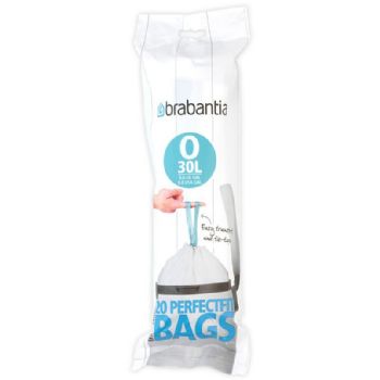 Brabantia PerfectFit 30L poser hvid 20stk