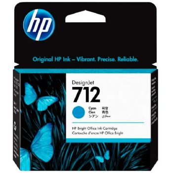 HP 712 blækpatron 29ml cyan