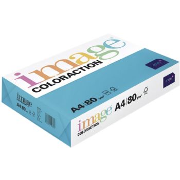 Image Coloraction A4 kopipapir 80g Aqua Blue Lisbon 500ark