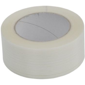 WhiteLabel Filamenttape glasfiberforstærket 50mmx50m klar