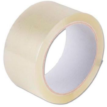 Klar emballagetape PP 5 cm x 66m