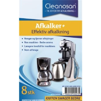 WhiteLabel Cleanosan Afkalker+ afkalkningstabs 8 stk