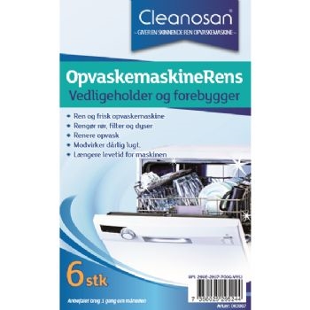 Cleanosan opvaskemaskine tabs 6 stk.