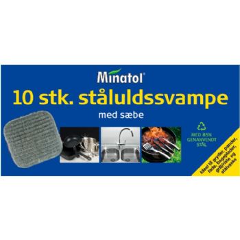 Rensesvamp Spons i ståluld, 60gr. 