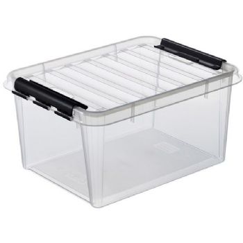 Smart Store SmartStore Classic 32L plastkasse med låg 50x39x26cm klar