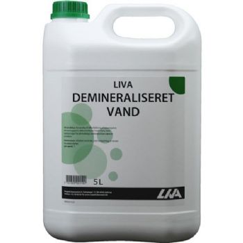 Liva demineraliseret vand 5L