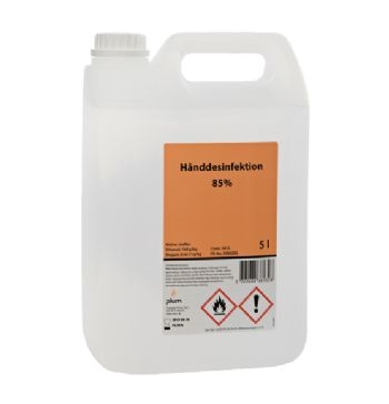 Plum flydende hånddesinfektion 5L 85%