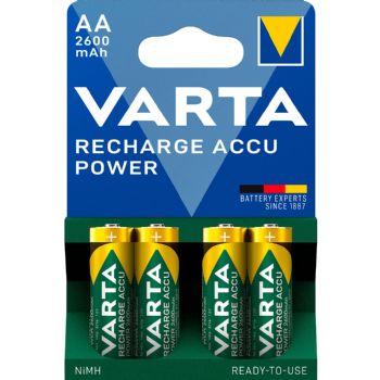 VARTA AA batterier genopladelige 4stk