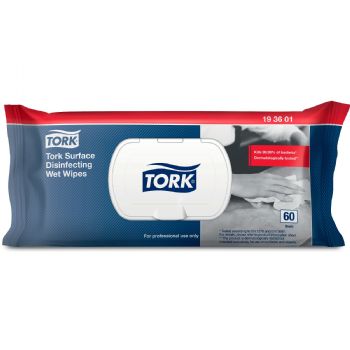 Tork 193601 Premium W20 wet wipes 18x20cm hvid 60stk