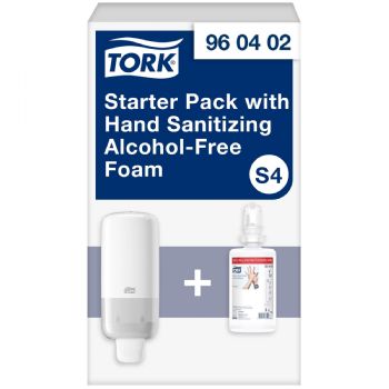 Tork 960402 S4 dispenser & skum hånddesinfektion 1000ml