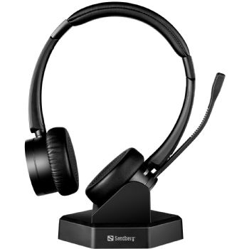 Sandberg Office Pro+ Bluetooth trådløs headset sort