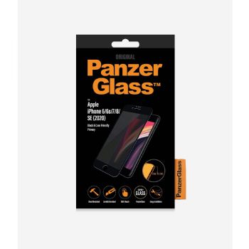 PanzerGlass Privacy beskyttelsesglas t/iPhone SE/6/7/8