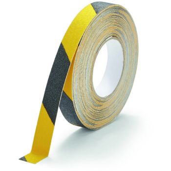 Durable Duraline Grip skridsikker tape 25mm gul/sort