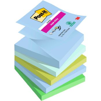 Post-it SS Oasis z-notes 76x76mm 5 stk