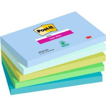 Post-it SS Oasis notes 76x127mm 5 stk